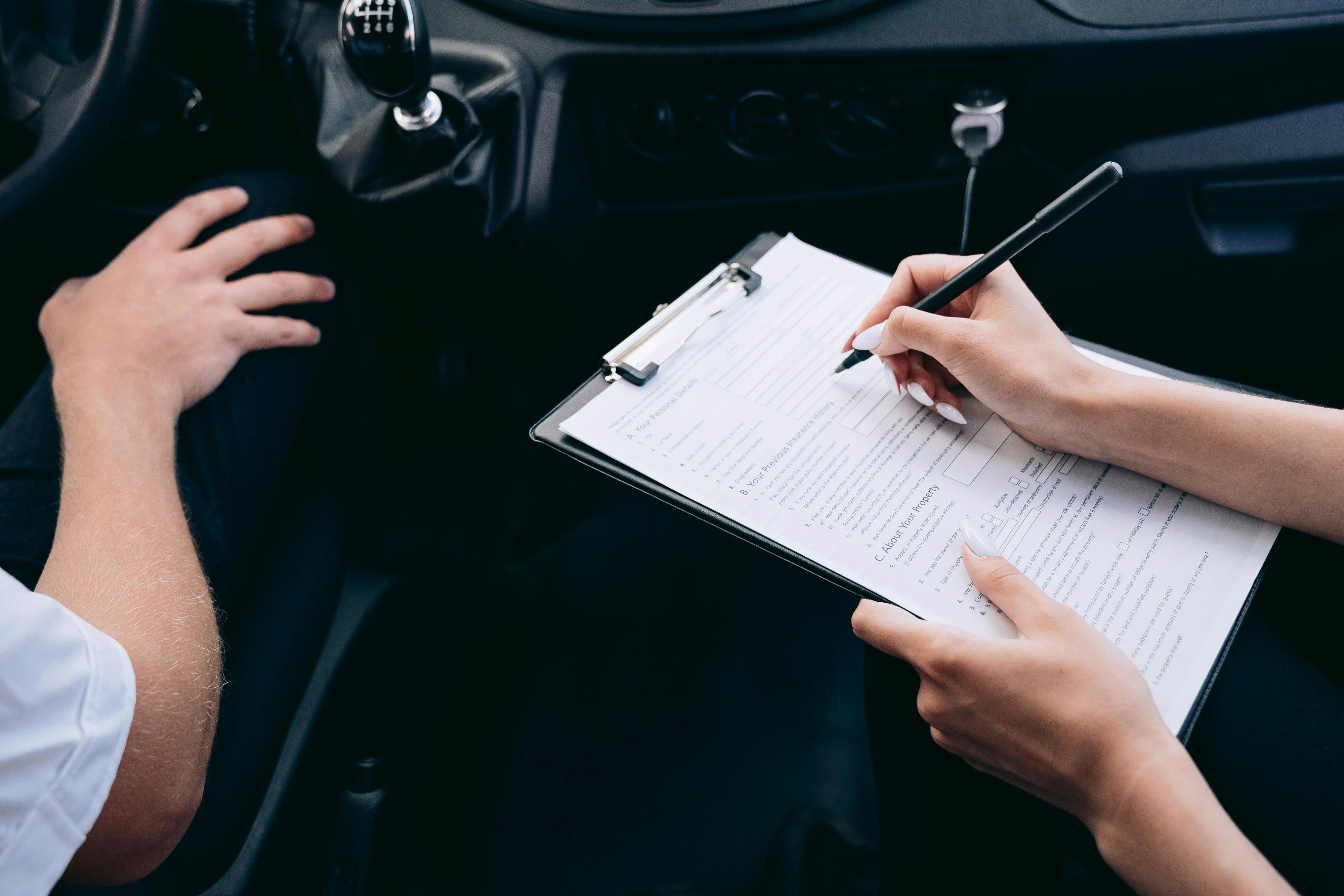 Auto insurance shopper reviewing side-by-side coverage options and partner quotes on this site
